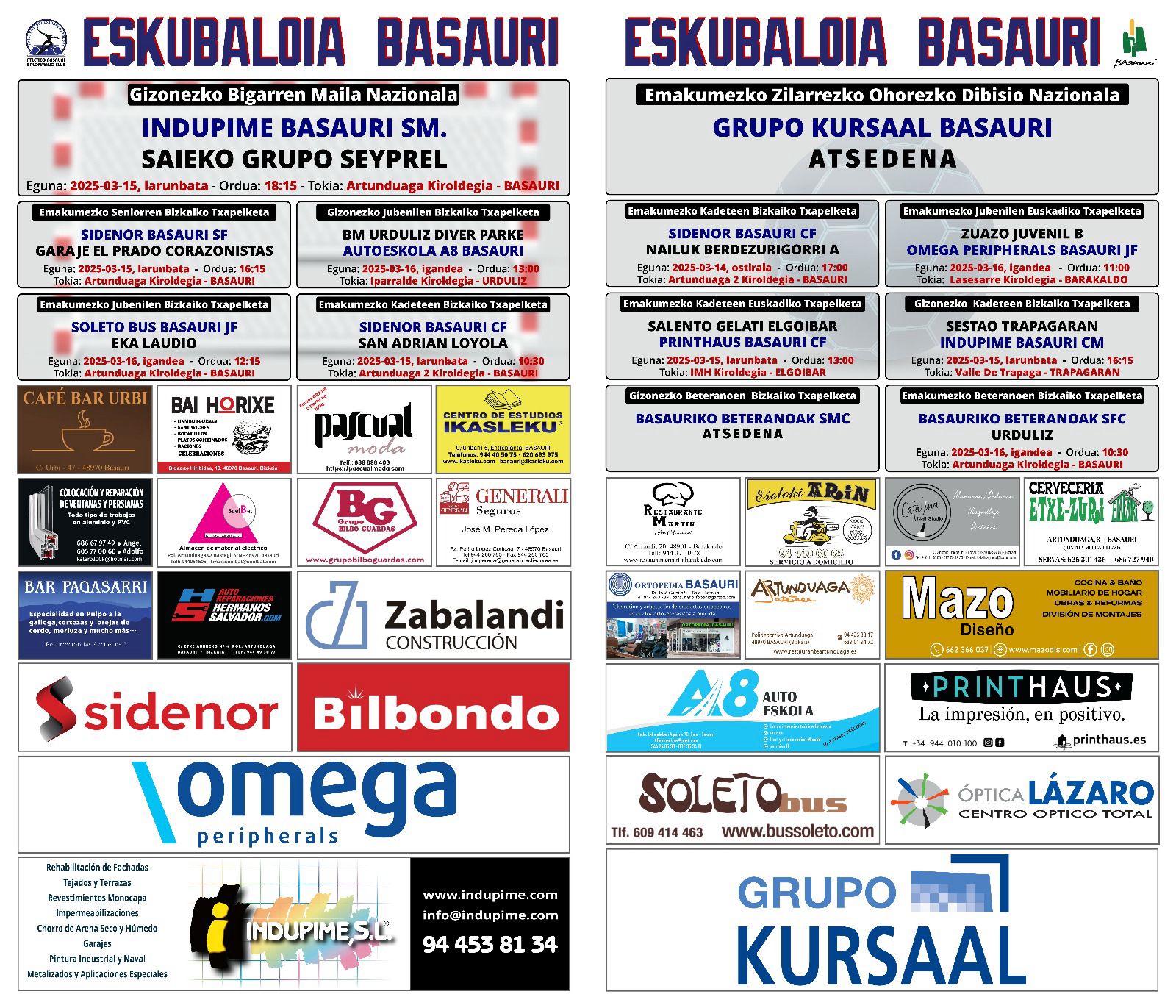 Cartelera 20250315